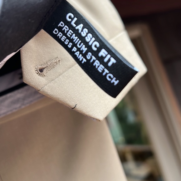 Worn once, dry cleaned Haggar Premium Stretch Stretch Pant Flat front 36x30 - Picture 7 of 9